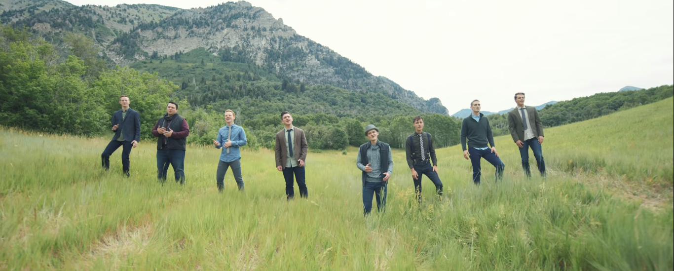 9 Men stand together. Raise voices to sing heart-melting ‘You Raise Me Up’